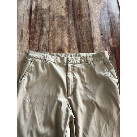 Nike Golf  Men's Khaki Dri Fit Tech Straight Pants Size 34x 32 - Picture 3 of 7